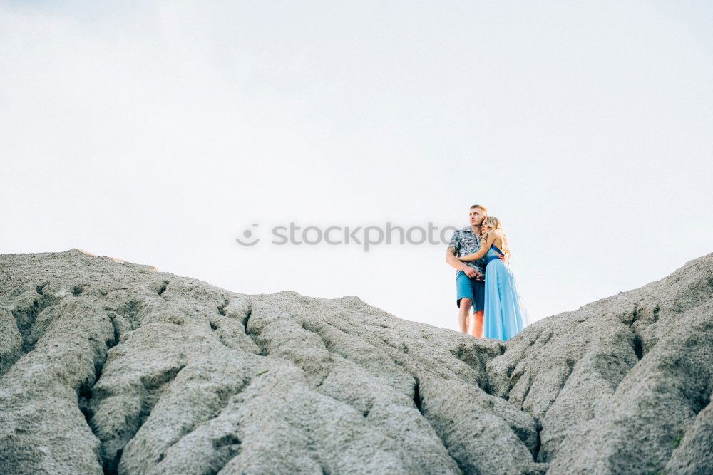 Similar – Image, Stock Photo Man jumping on beach Hand