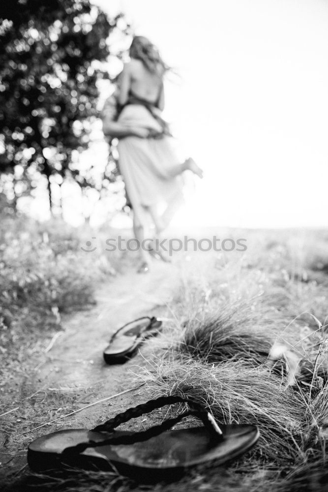 Frau im Feld Lifestyle