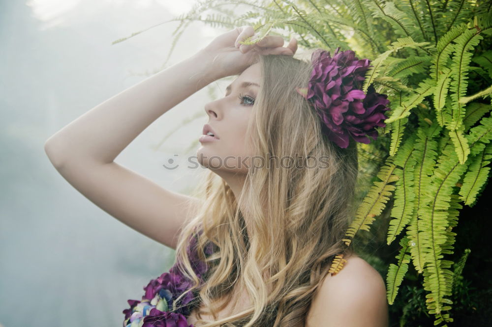 Similar – Image, Stock Photo Happiness concept, Close up shot of young woman