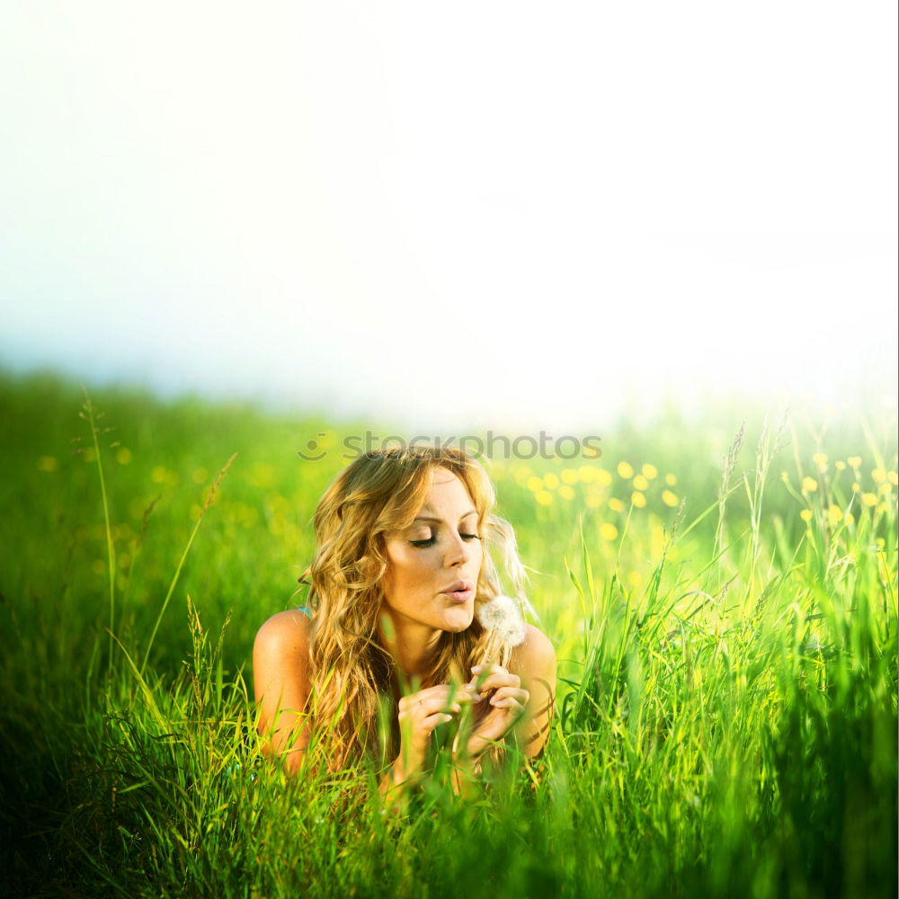 Similar – Image, Stock Photo summer rest Human being