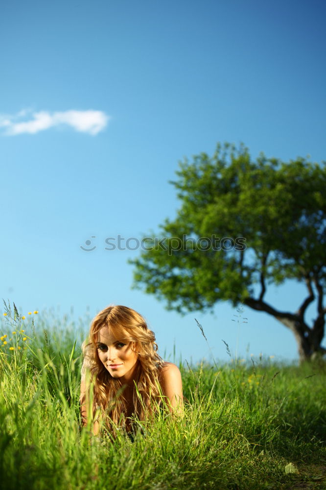 Similar – athletic woman resting