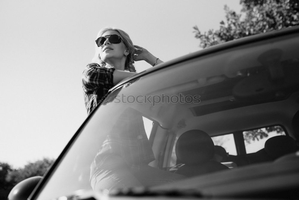 Similar – Image, Stock Photo Woman embracing with boyfriend