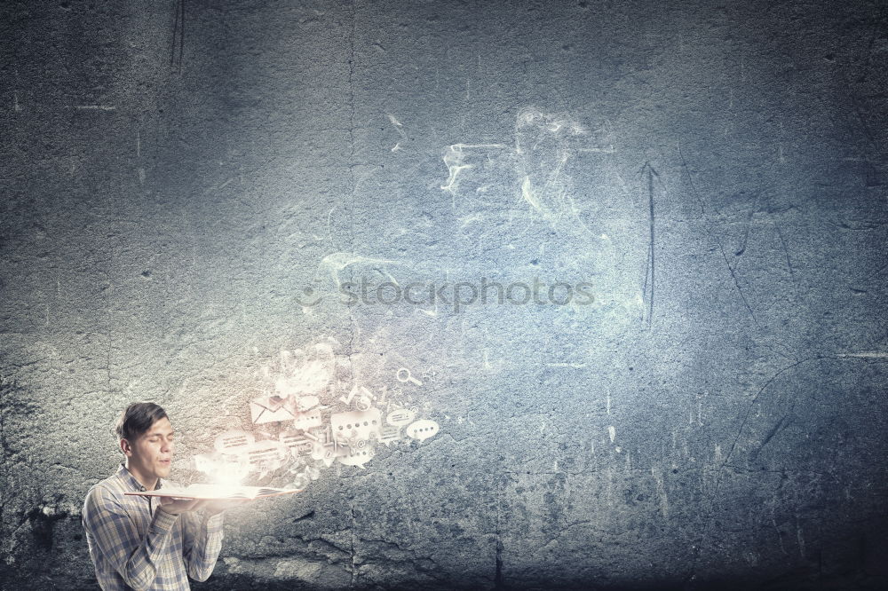 Similar – Image, Stock Photo The Holy Ghost? Back-light