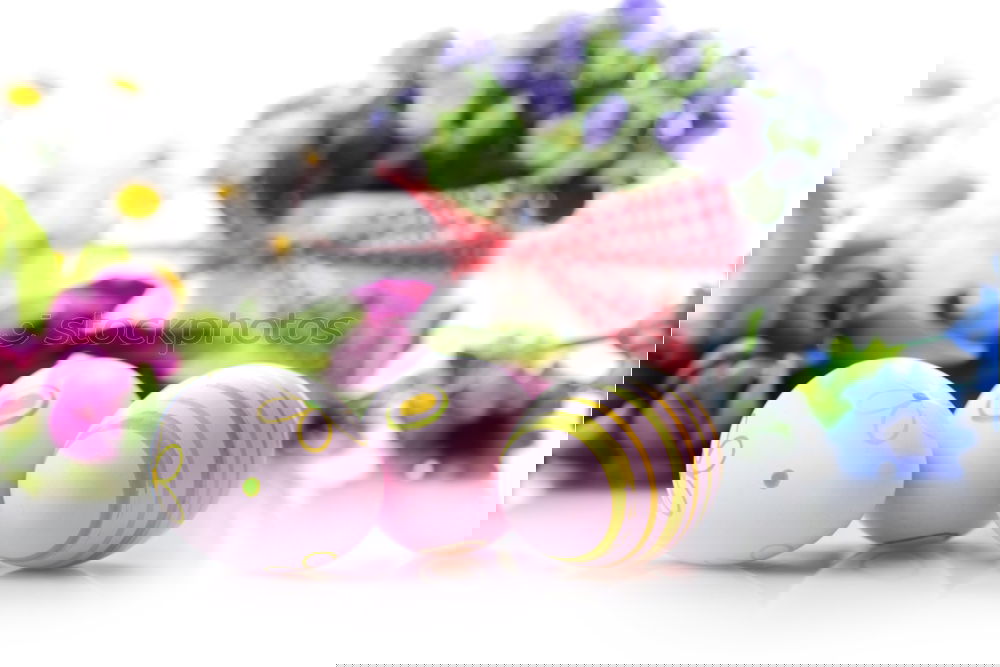 Similar – Image, Stock Photo Easter decoration with tulips and eggs