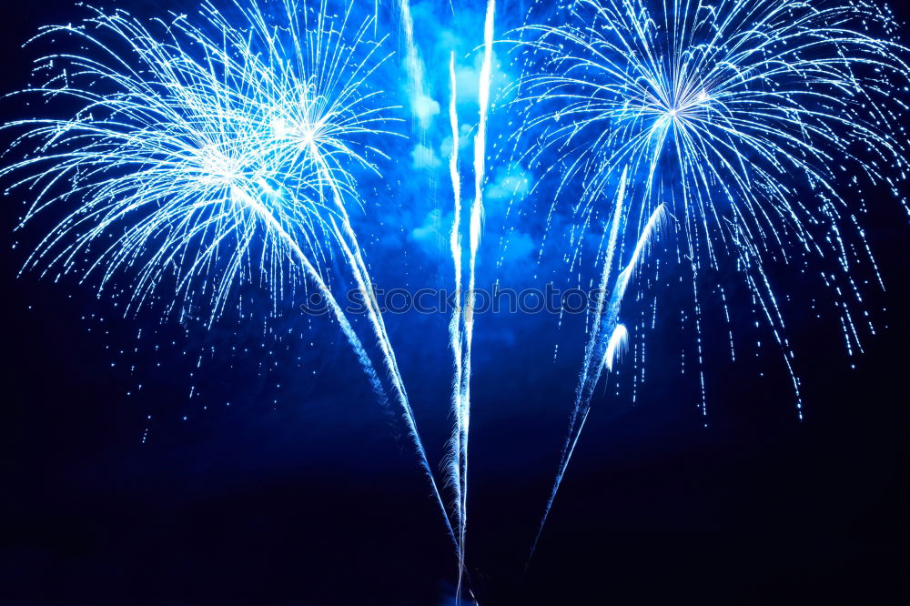 Similar – Blue colorful fireworks