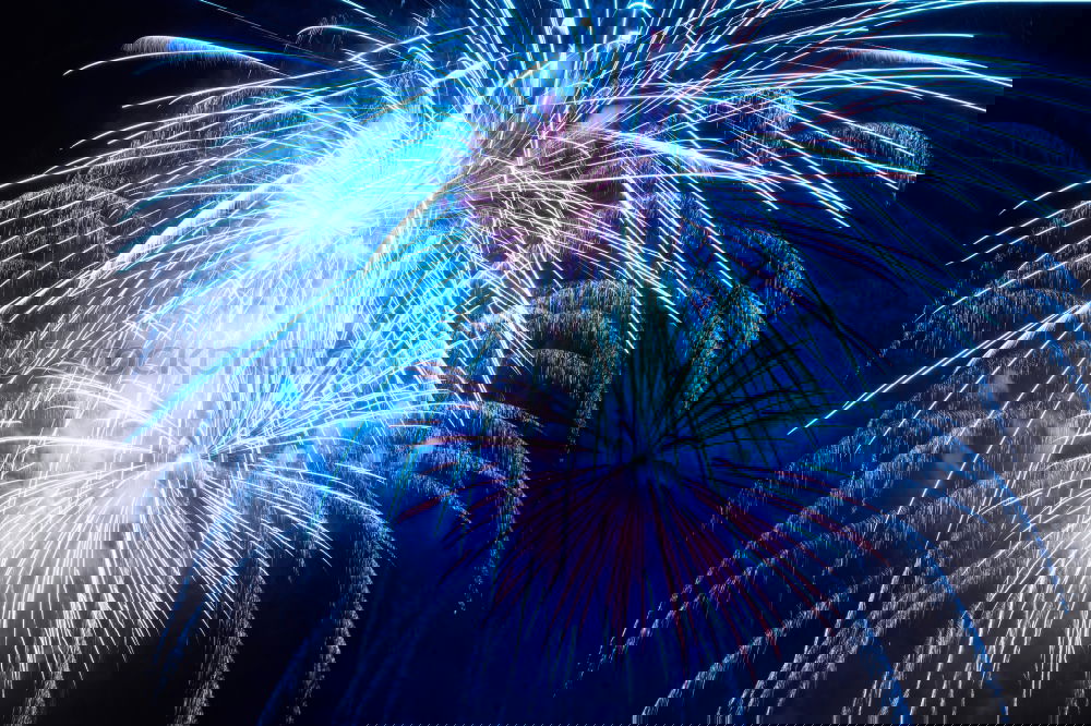 Similar – Image, Stock Photo Blue colorful fireworks