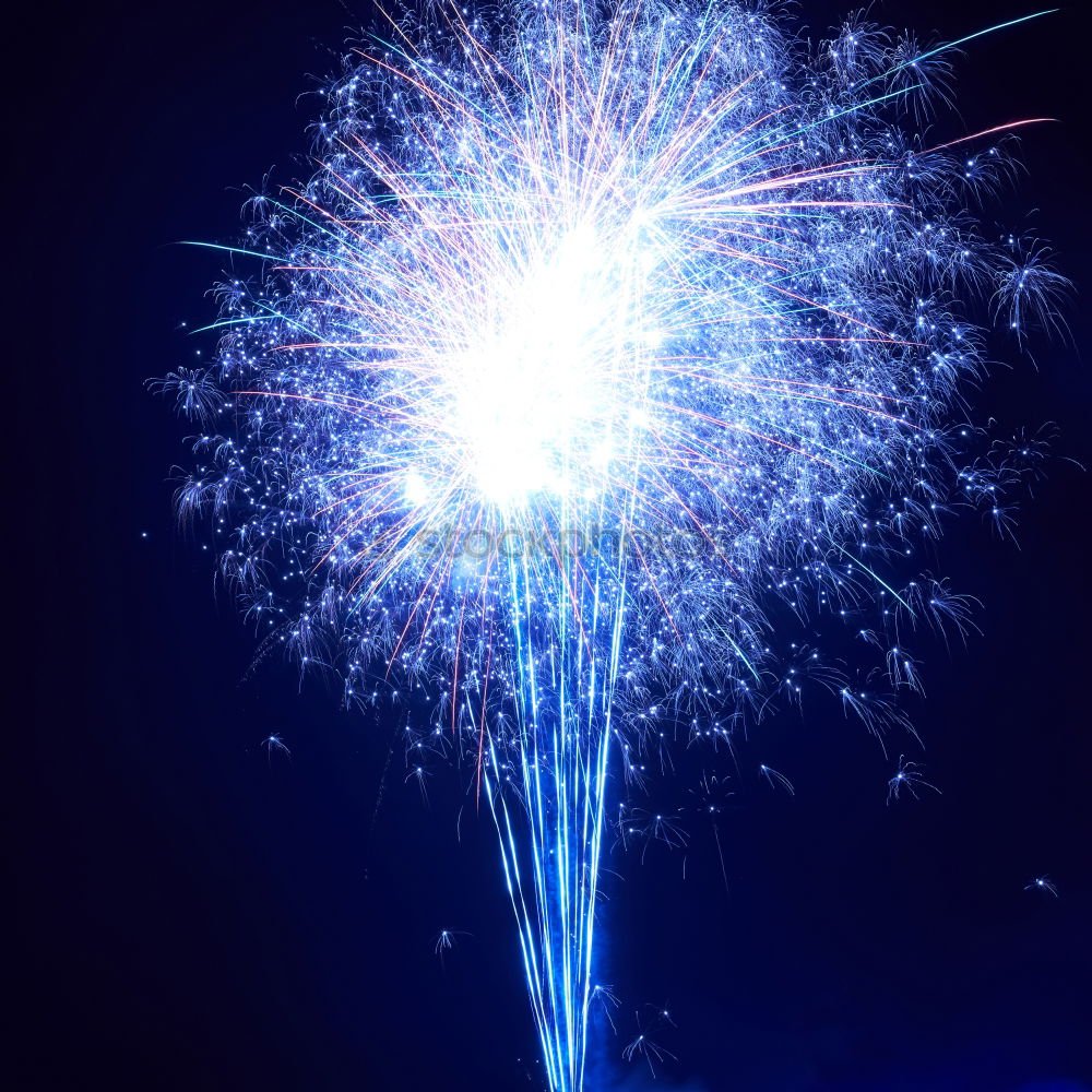 Similar – Image, Stock Photo Blue and red colorful holiday fireworks