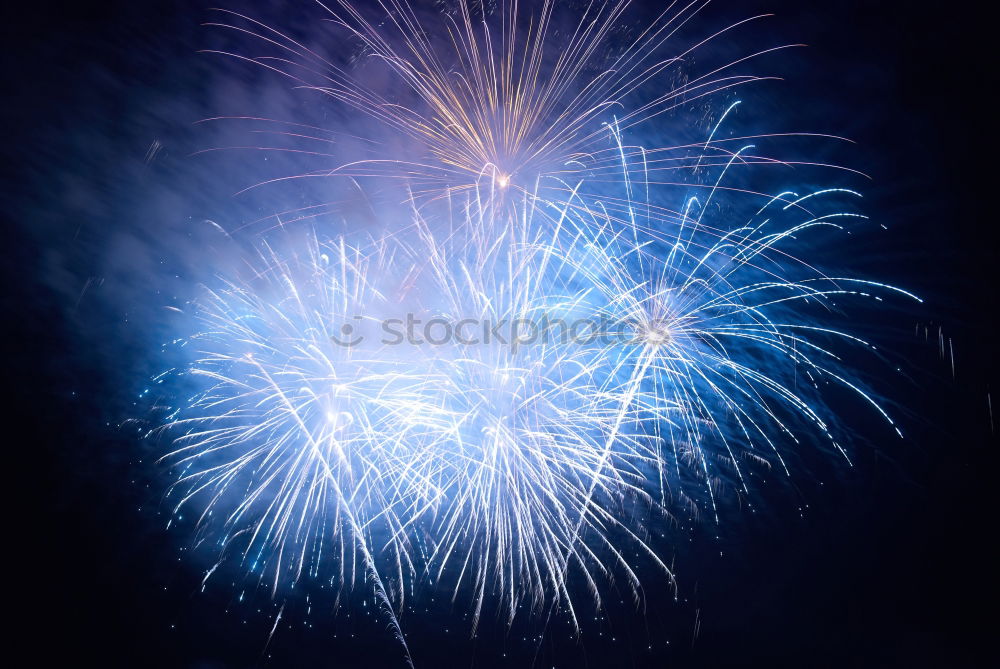 Similar – Blue fireworks Joy Freedom