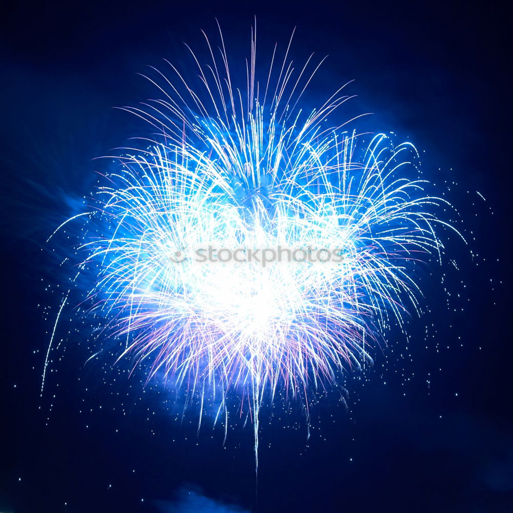 Similar – Blue fireworks Joy Freedom