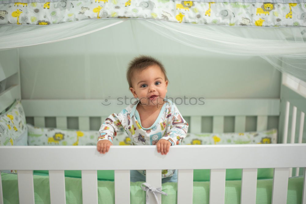 Similar – Teddy bear in a baby room