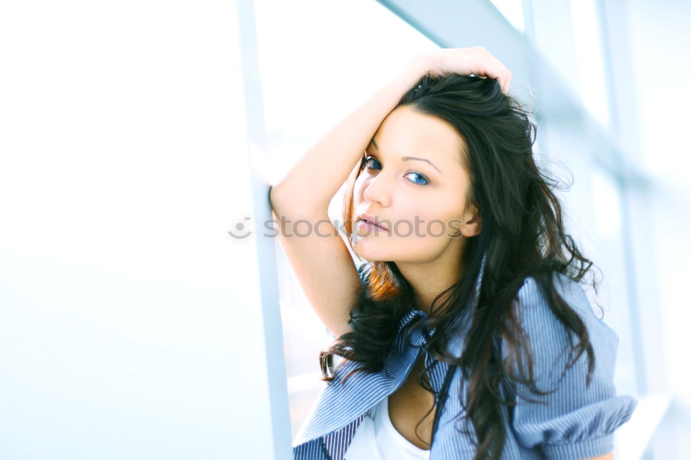 Similar – Image, Stock Photo airy Feminine Woman Adults