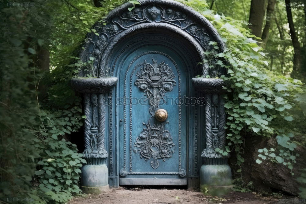 Similar – Last door crypt Facade