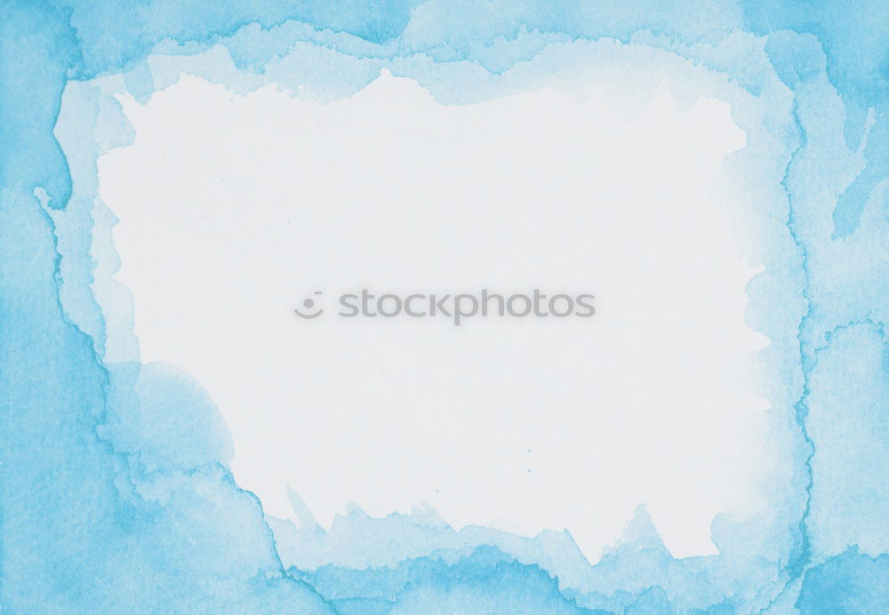 Similar – hand-painted background with blue ink