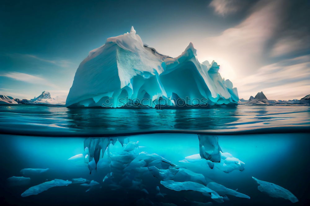 Similar – Image, Stock Photo Antarctica Wild Nature Landscape