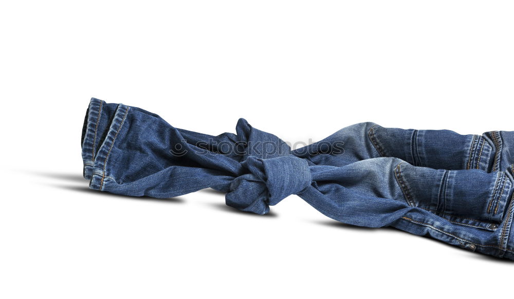 Similar – gelbe Blume in der Gesäßtasche der Blue Jeans