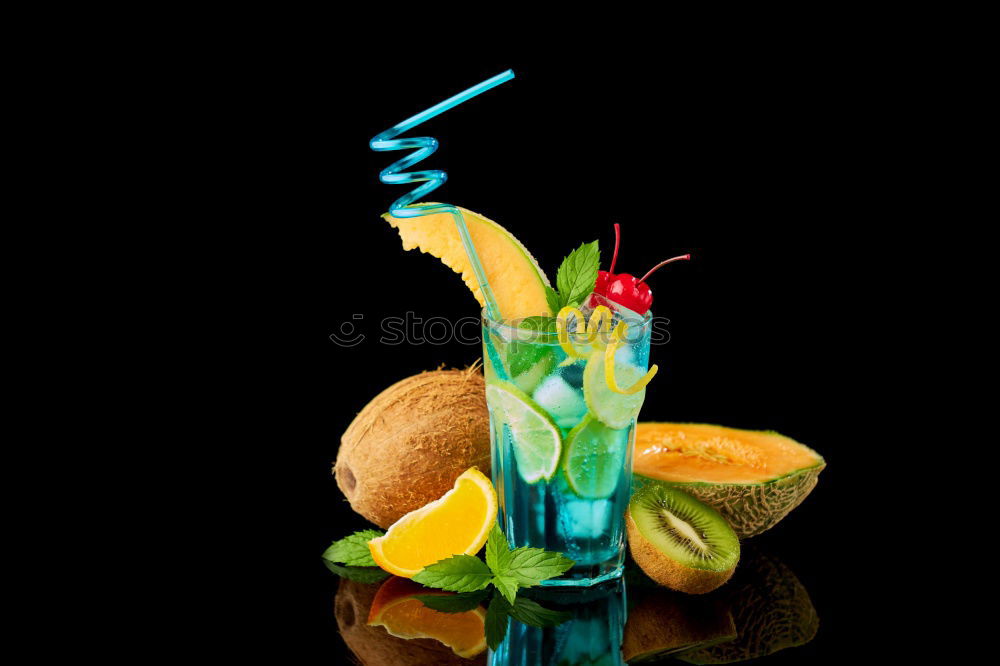 Similar – Image, Stock Photo Barman pouring a cocktail into a glass