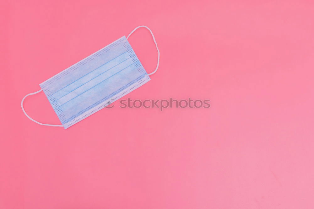 Image, Stock Photo Unwritten white tags on a pink background