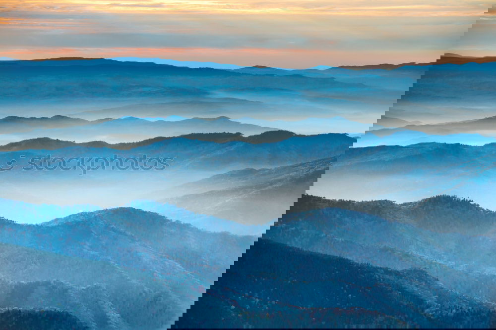 Similar – Image, Stock Photo Blue mountains and hills