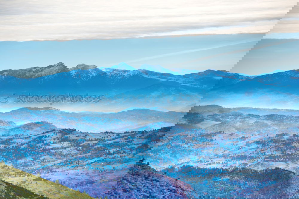 Similar – Image, Stock Photo Blue mountains and hills