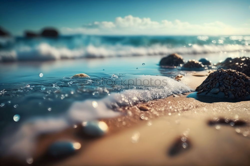 Similar – Image, Stock Photo Glass ball at the Baltic Sea