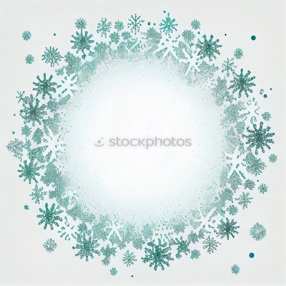 Image, Stock Photo snow-flake Style Design