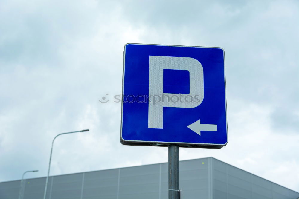 Image, Stock Photo parking direction