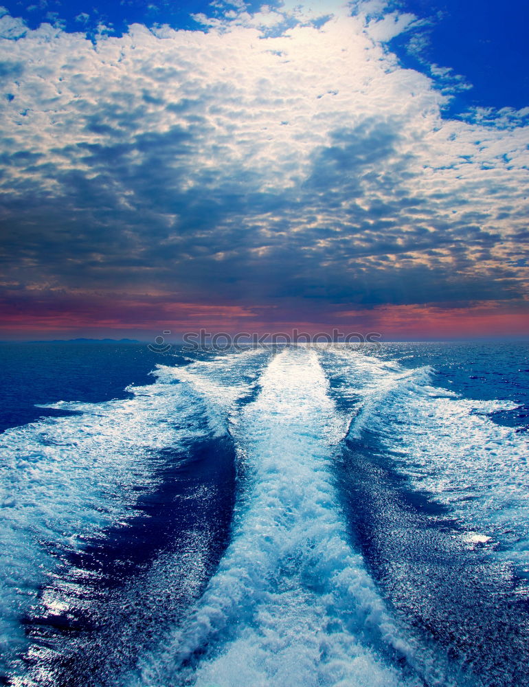 Similar – Image, Stock Photo stern water of a ship in the North Sea