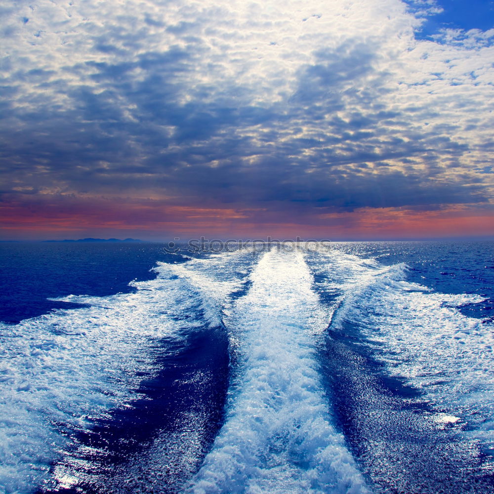 Similar – Image, Stock Photo stern water of a ship in the North Sea