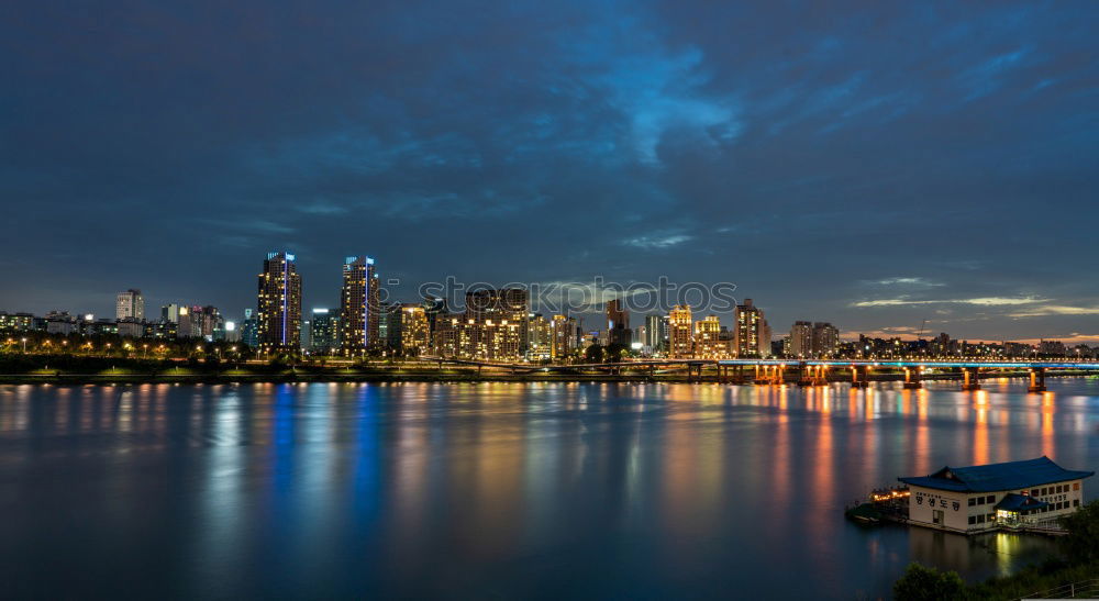 Similar – Image, Stock Photo blue out III…. Port City