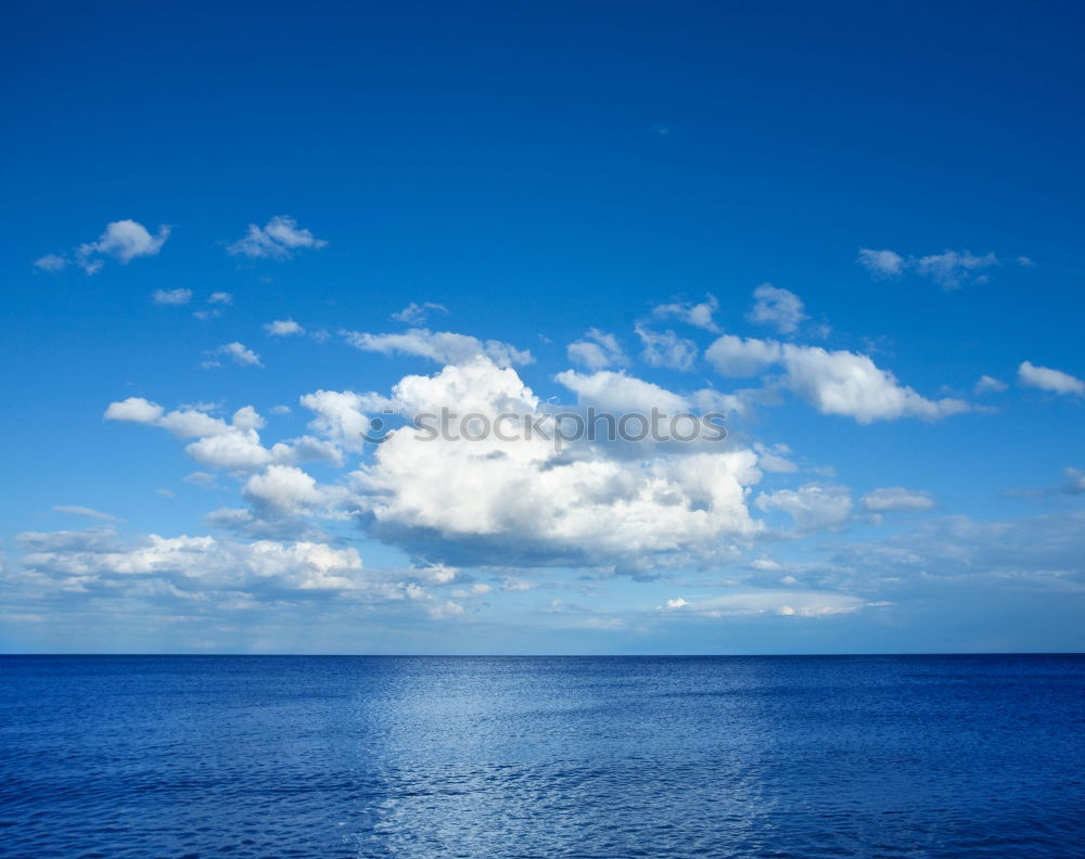 Similar – Image, Stock Photo into the blue Ocean Buoy