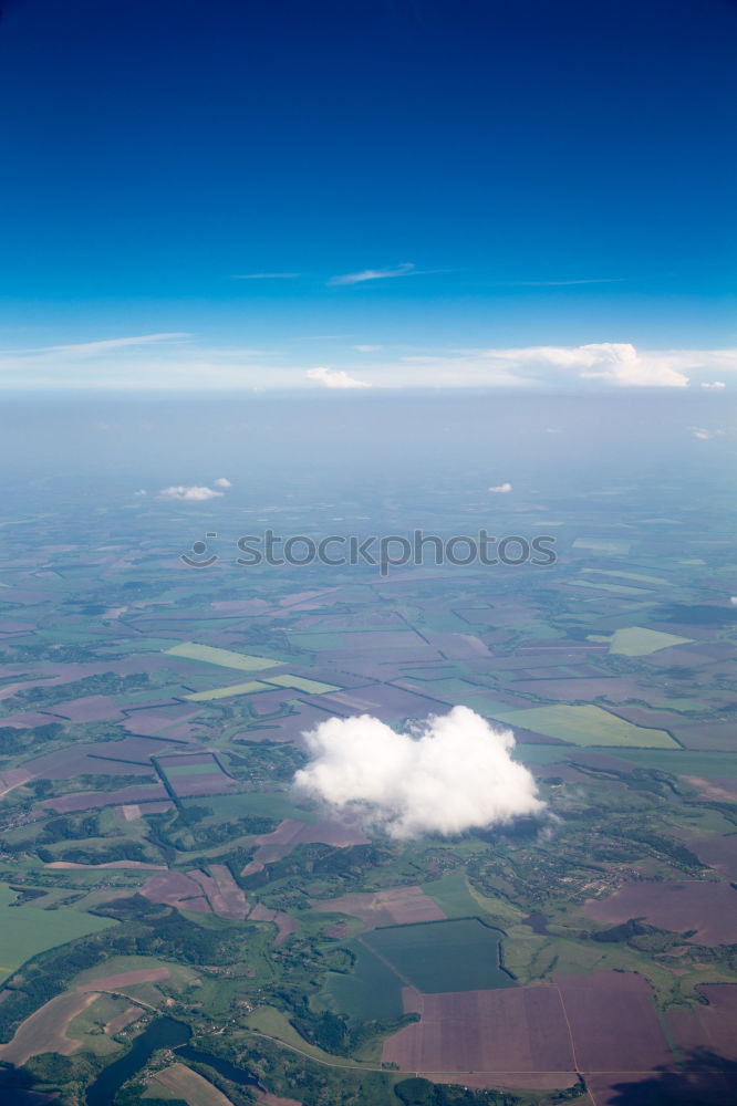 Foto Bild flyfly Wolken Feld