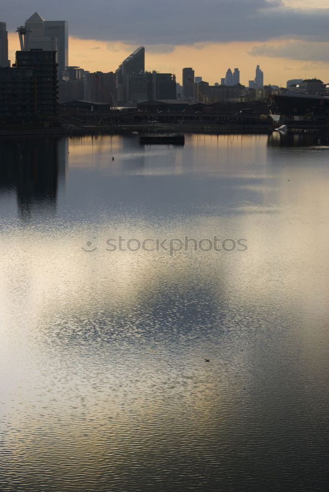 Similar – View over the Elbe to the Elbphilharmonie, skyline with ships and buildings at the waterfront