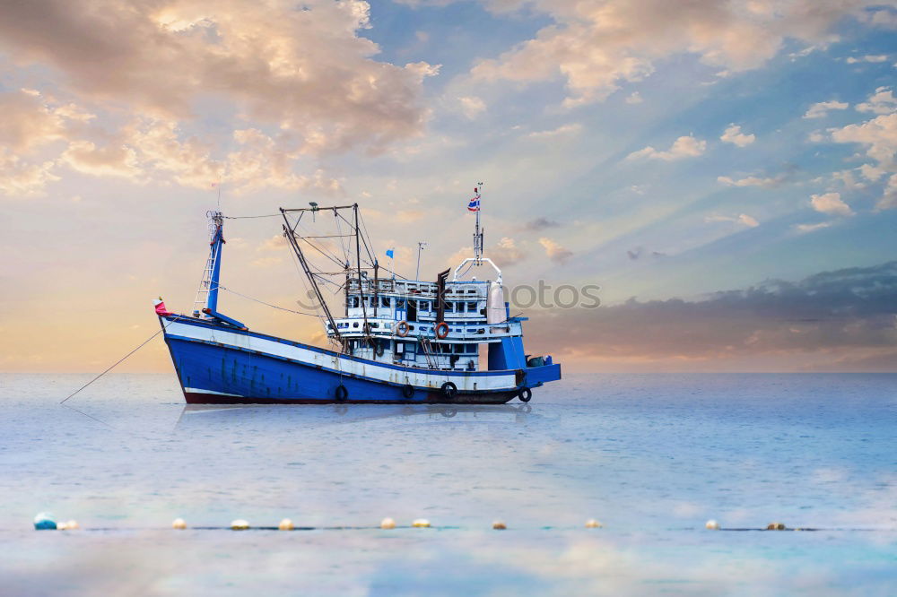 Image, Stock Photo harbour idyll