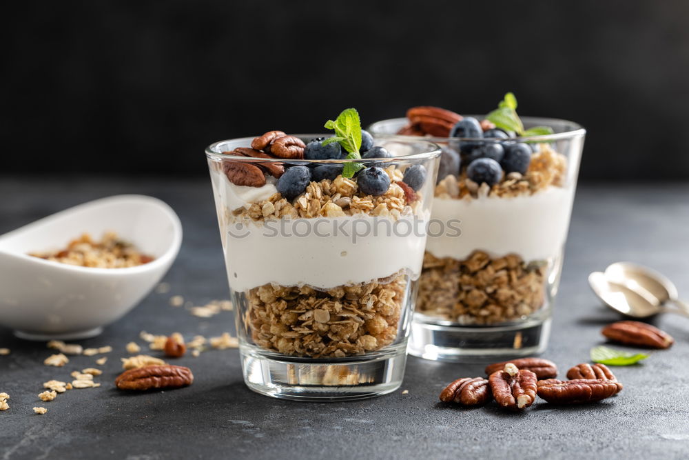 Similar – Image, Stock Photo Crunchy Granola and Parfait