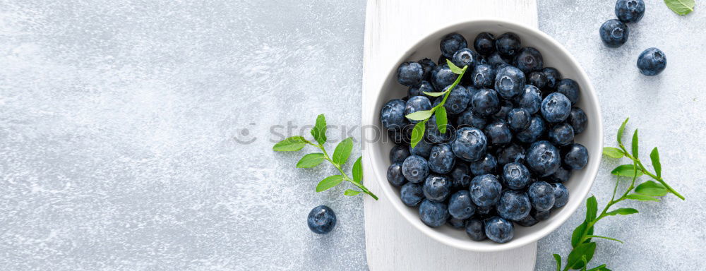 Similar – Image, Stock Photo fresh blueberry harvest