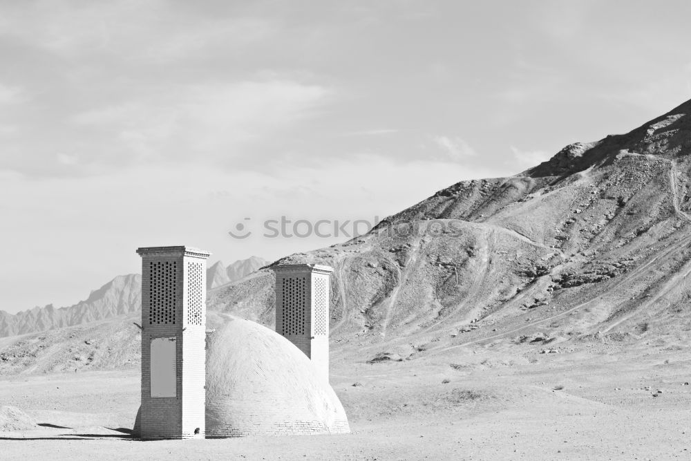 Similar – Desert road and mountains unreal