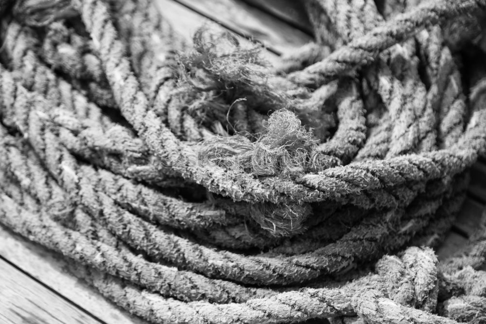 Similar – Cast off Navigation Rope