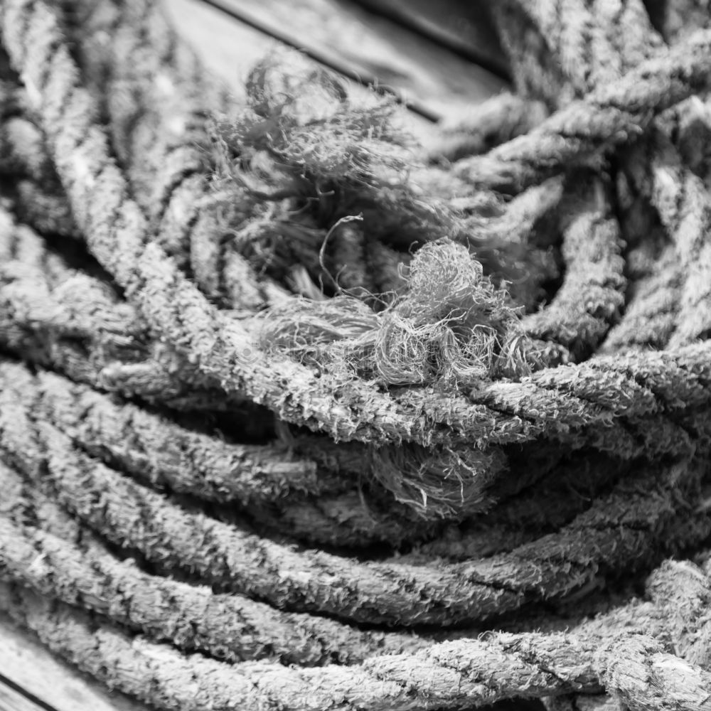 Similar – Cast off Navigation Rope