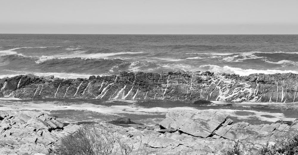 Similar – Cliffs and the Pepperpot Daymark in Portreath