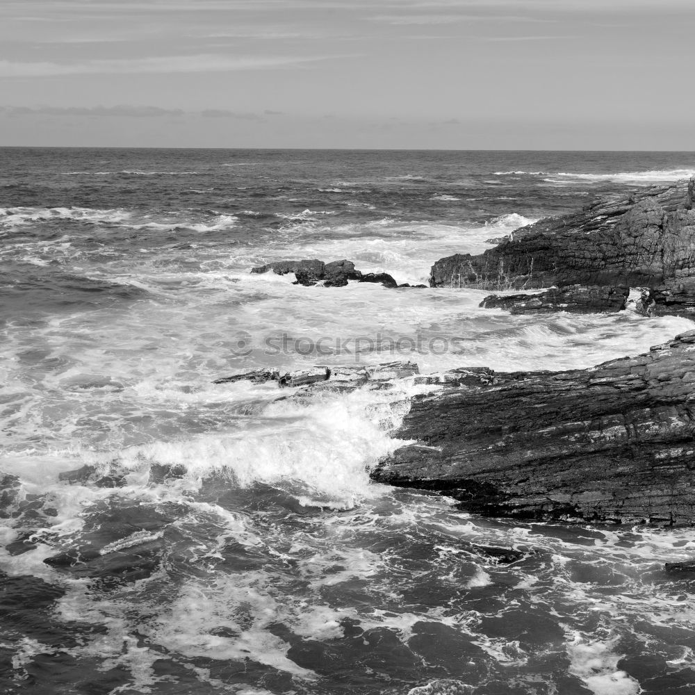 Cliffs and the Pepperpot Daymark in Portreath