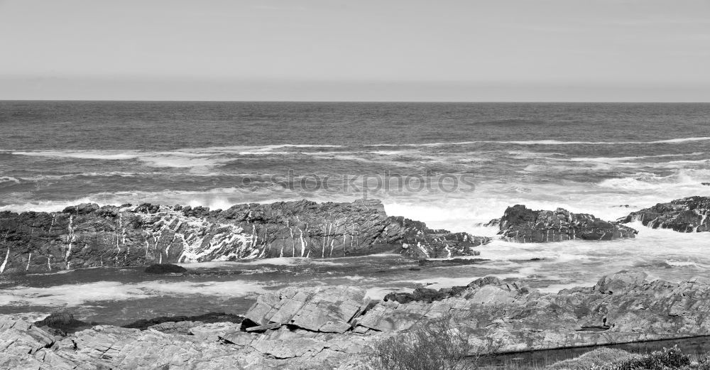 Similar – Cliffs and the Pepperpot Daymark in Portreath