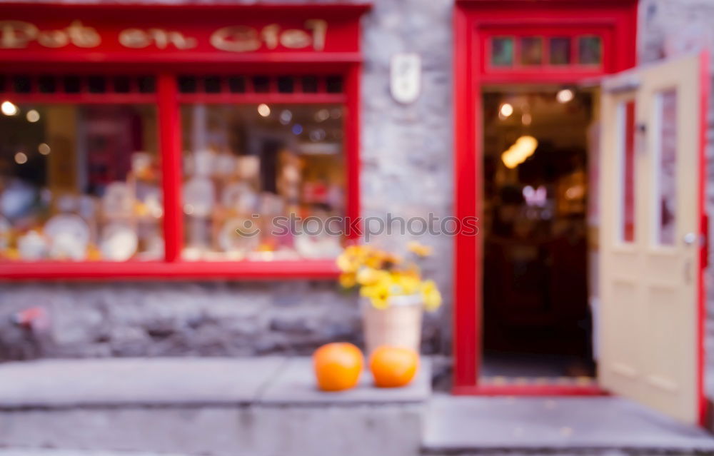 Similar – Image, Stock Photo Advertisement on cafe window