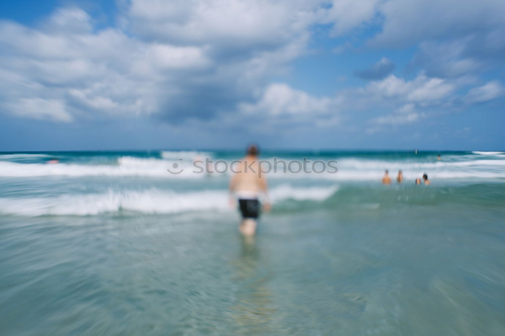 Similar – Image, Stock Photo man and the ocean