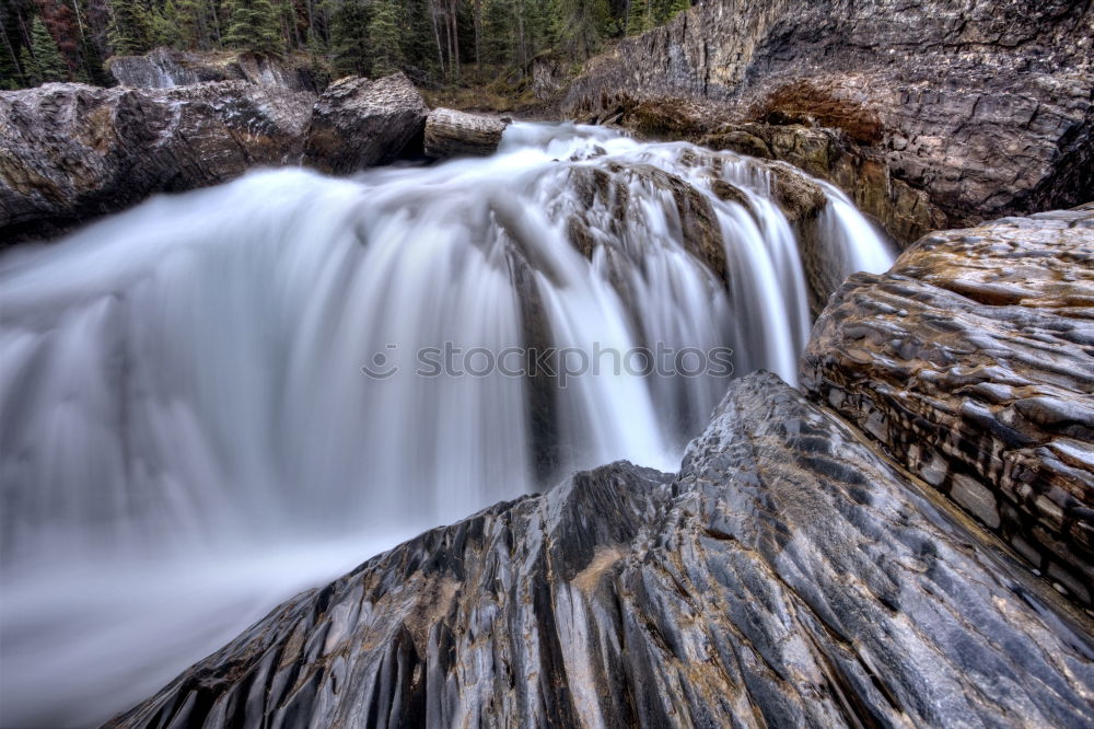 Similar – Image, Stock Photo Small stream on the mountain pasture