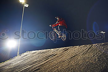 Similar – Image, Stock Photo 360 Jump Stunt Light