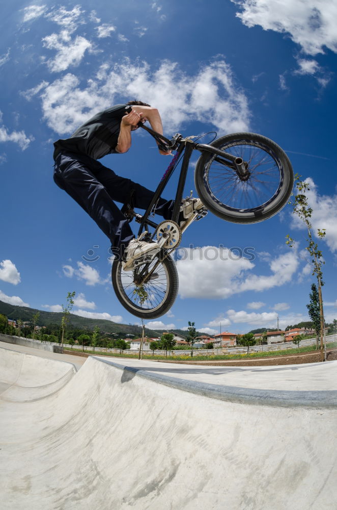 Similar – BMX-Fahrer mit Tricks Mann