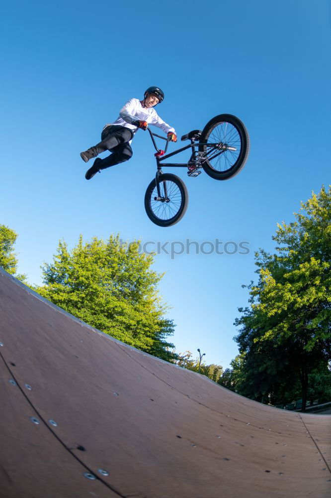 Similar – whip Mountain bike Trick