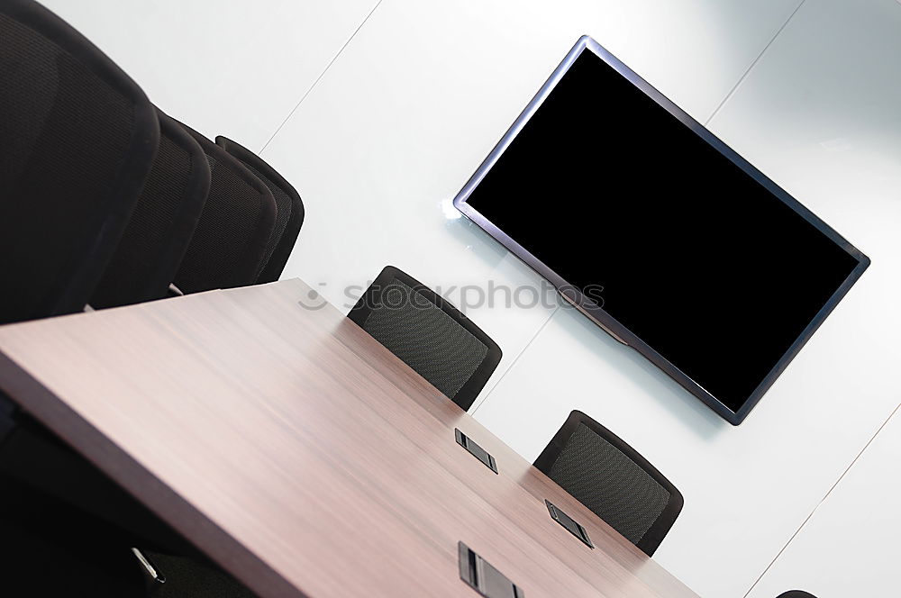 Similar – Image, Stock Photo Empty chair in barbershop