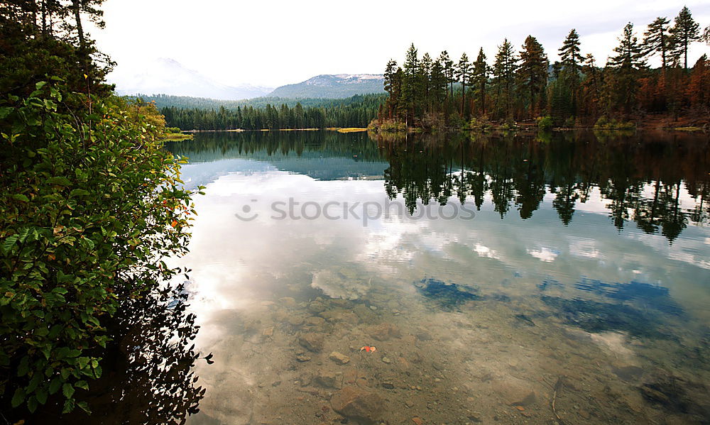 Similar – Image, Stock Photo Lake in the pyrotechnics