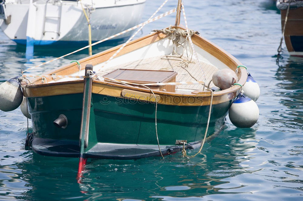 Similar – Blue boat Lake Watercraft